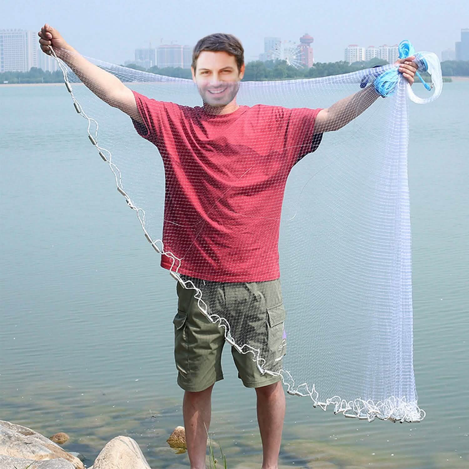 Fishing Cast Net Bait Trap Heavy Duty DailySale