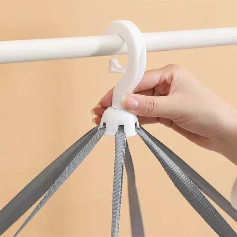 Fishing Net Hanging Dryer Bag Mesh Clothes Drying Basket Rack DailySale