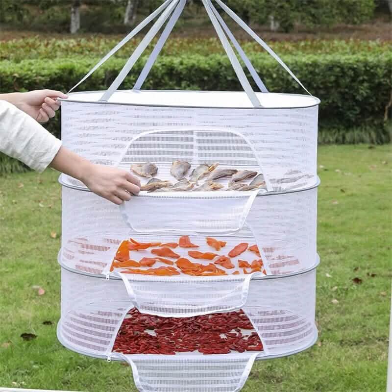 Fishing Net Hanging Dryer Bag Mesh Clothes Drying Basket Rack DailySale