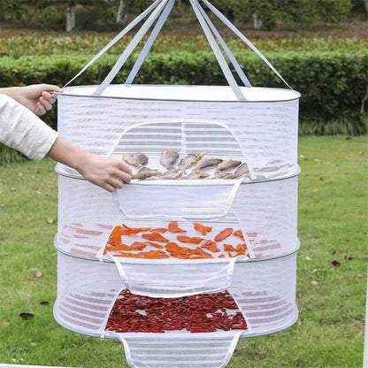 Fishing Net Hanging Dryer Bag Mesh Clothes Drying Basket Rack DailySale