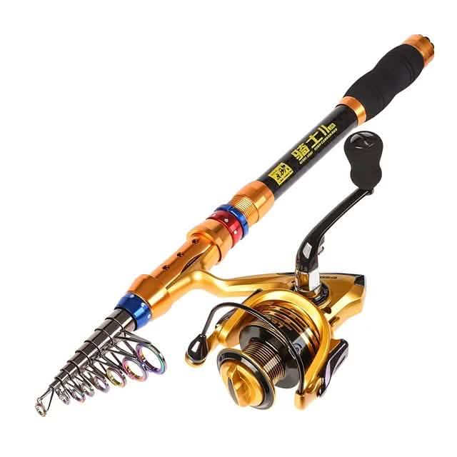 Fishing Rod and Reel Combo Telespin Rod DailySale