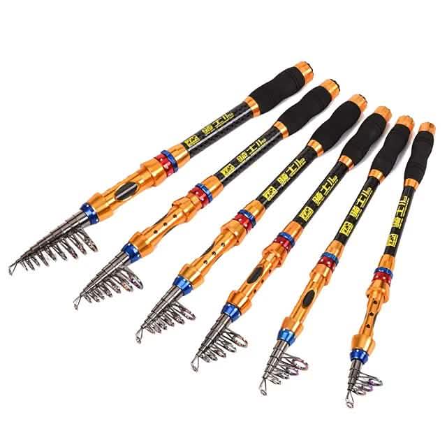 Fishing Rod and Reel Combo Telespin Rod DailySale
