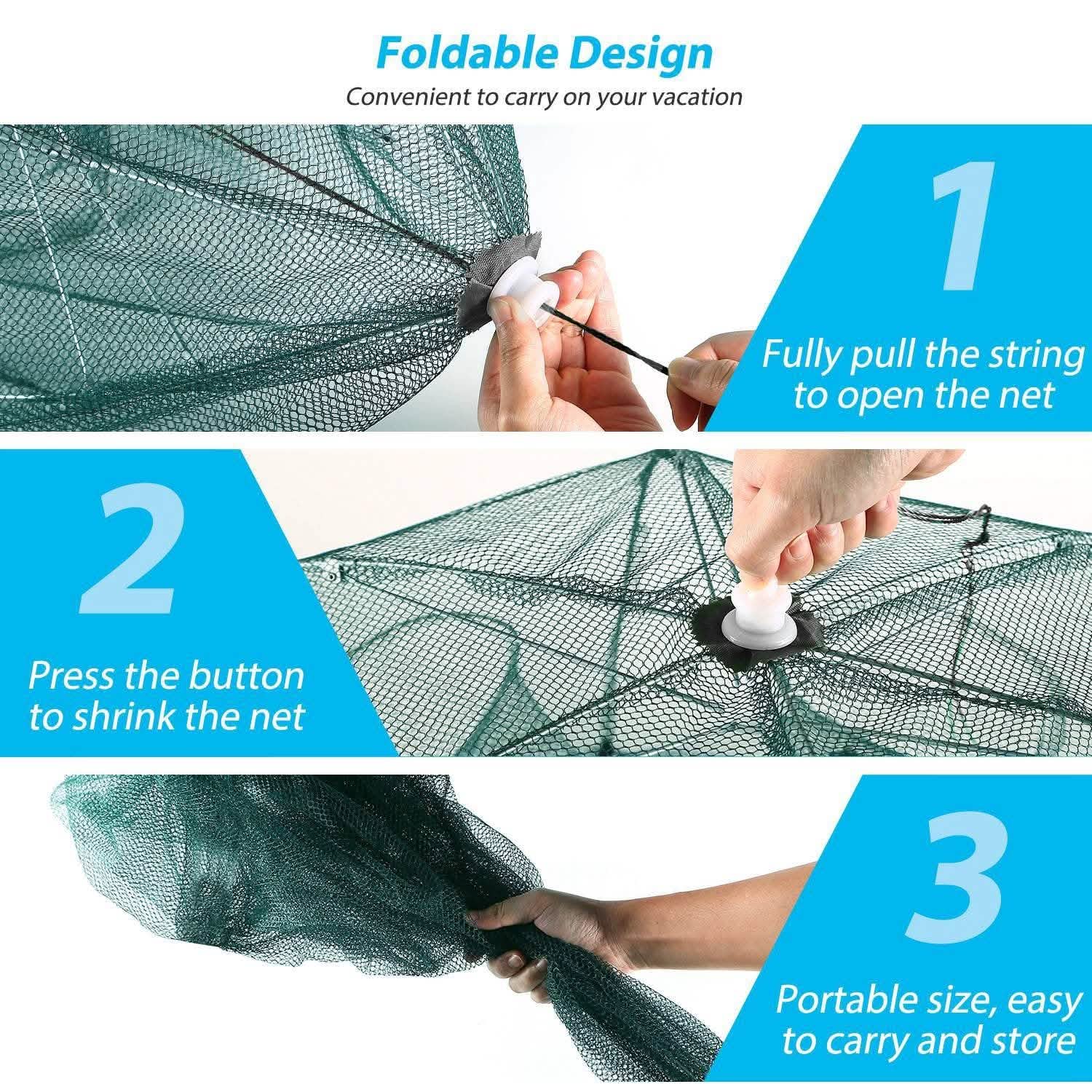 Fishing Trap Net Portable - Fishing Bait Trap DailySale