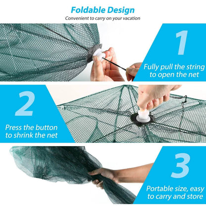 Fishing Trap Net Portable - Fishing Bait Trap DailySale
