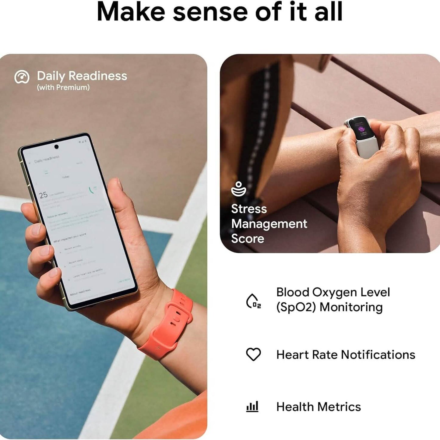 Fitbit Charge 6 Fitness Tracker  (Refurbished) DailySale