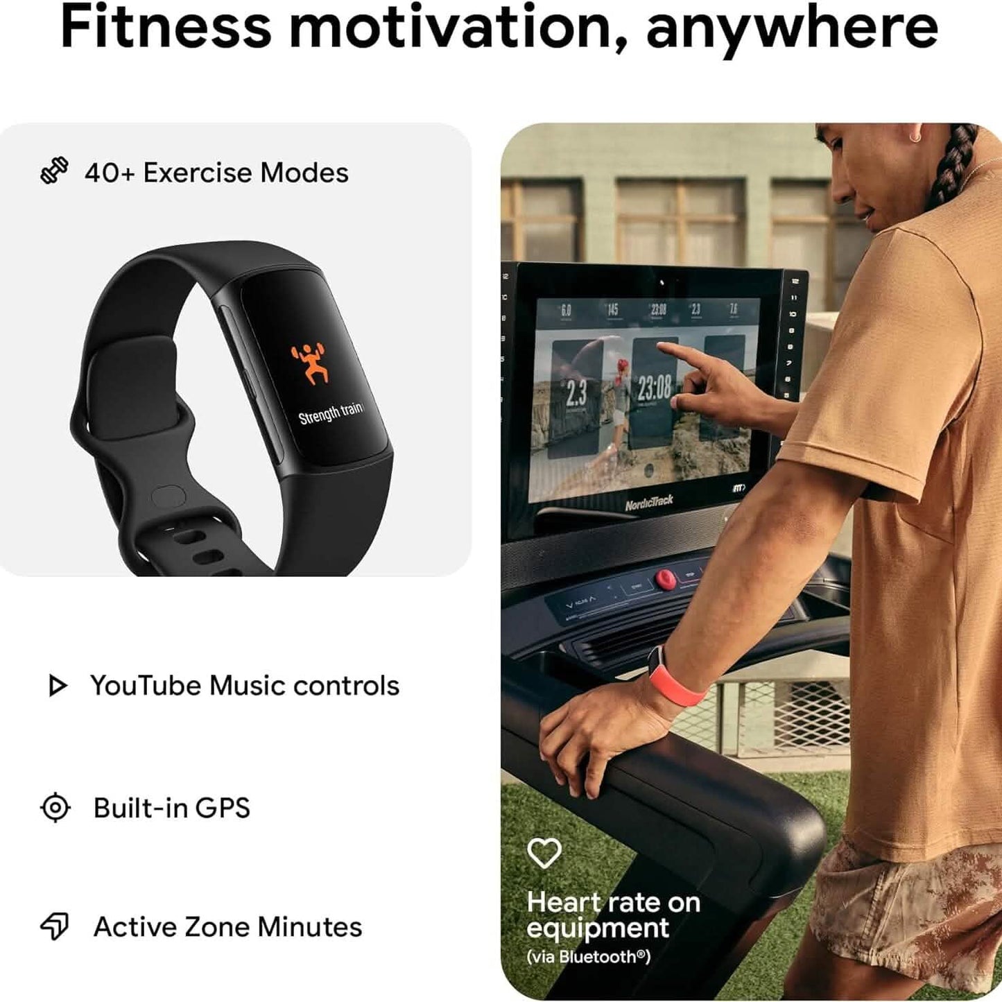 Fitbit Charge 6 Fitness Tracker  (Refurbished) DailySale