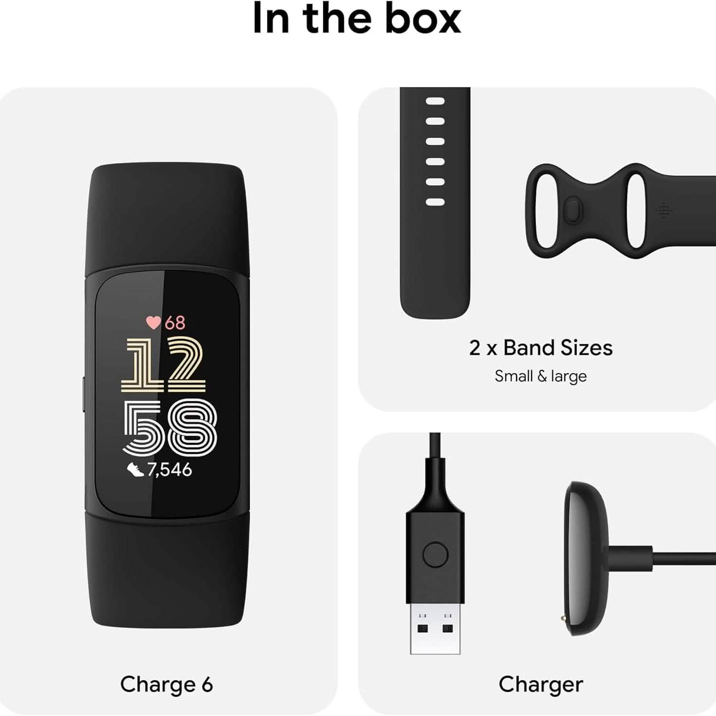 Fitbit Charge 6 Fitness Tracker  (Refurbished) DailySale