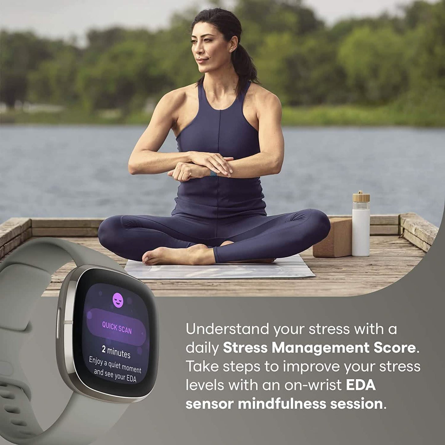 Fitbit Sense Advanced Smartwatch with Tools for Heart Health DailySale