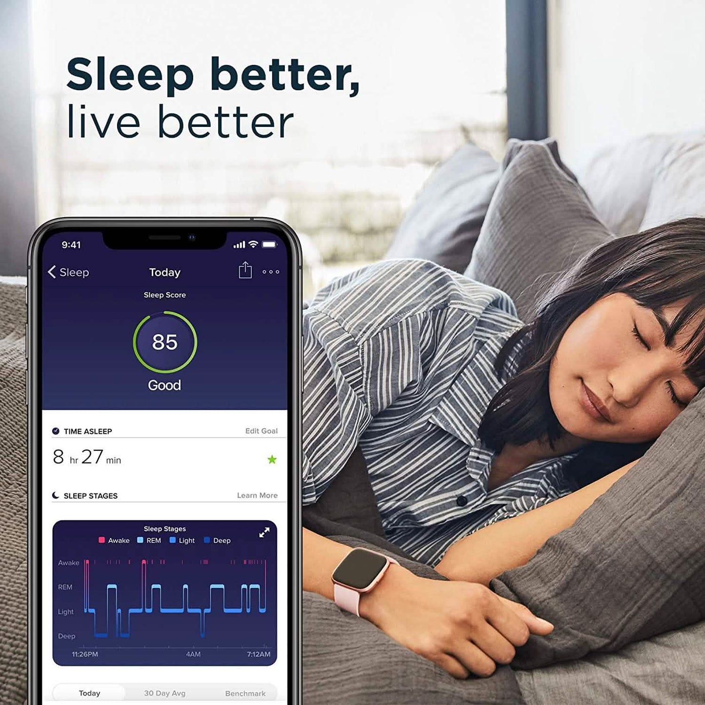 Fitbit Versa 2 Health and Fitness Smartwatch DailySale