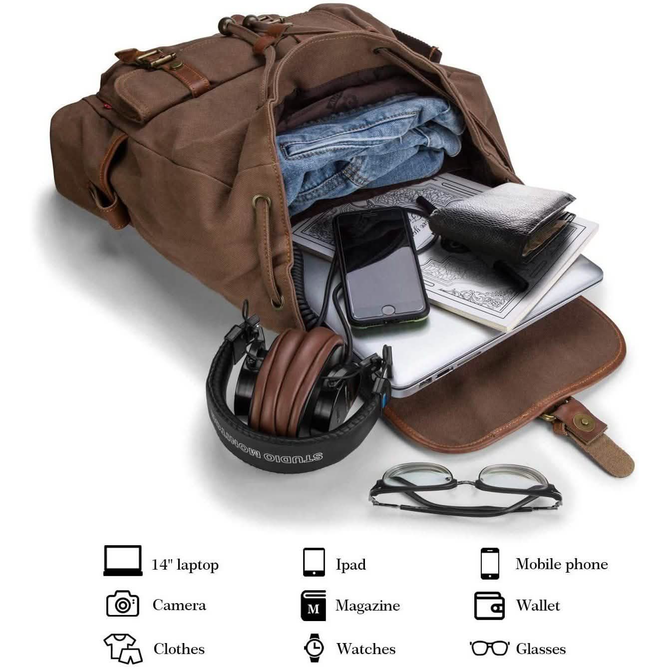 Fitnate 14-Inch Laptop Backpack Travel Rucksack DailySale