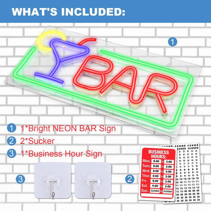 FITNATE  3D Art USB Powered LED Open Display Board Decorate DailySale