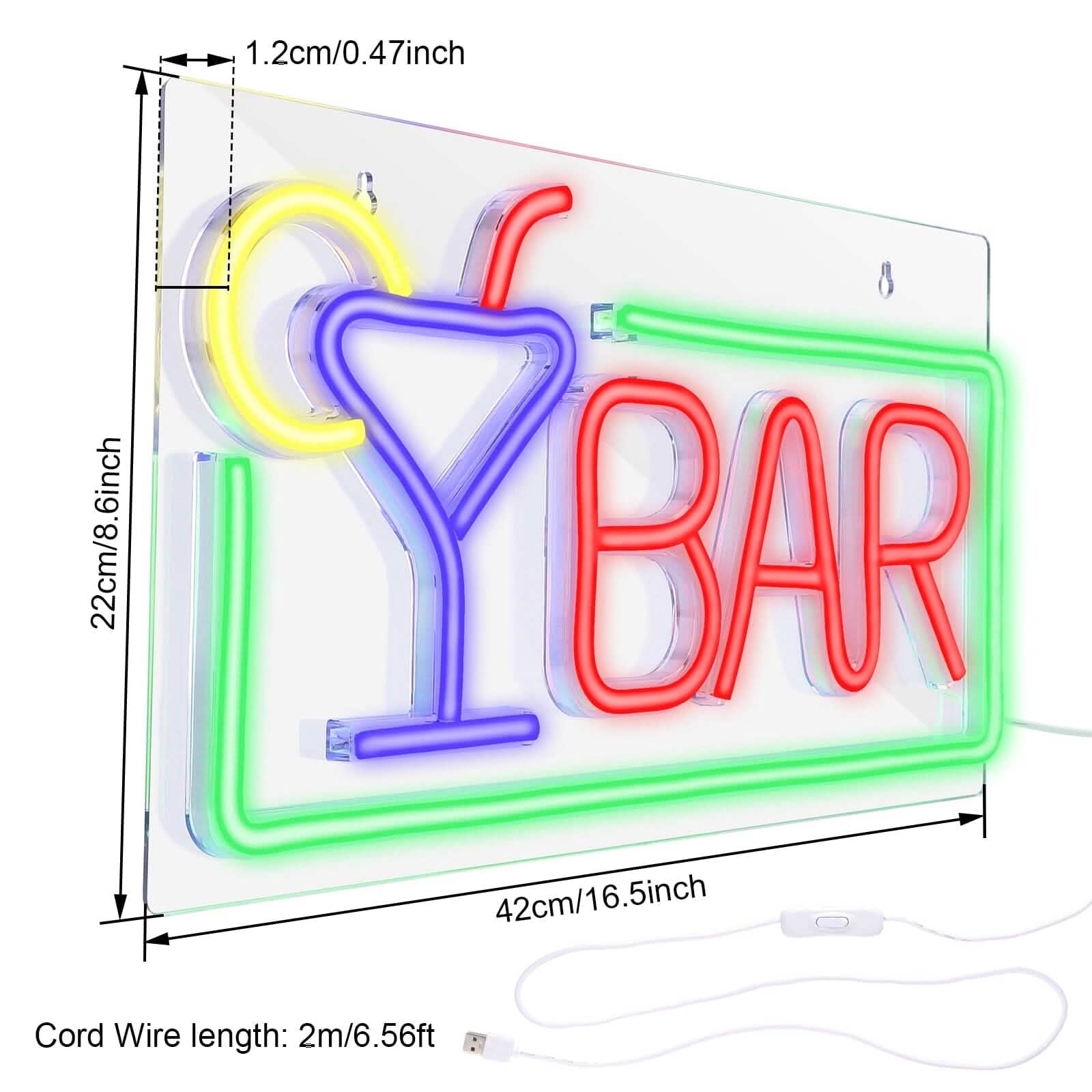 FITNATE  3D Art USB Powered LED Open Display Board Decorate DailySale