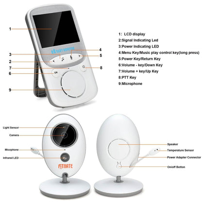 Fitnate Wireless Video Baby Monitor DailySale