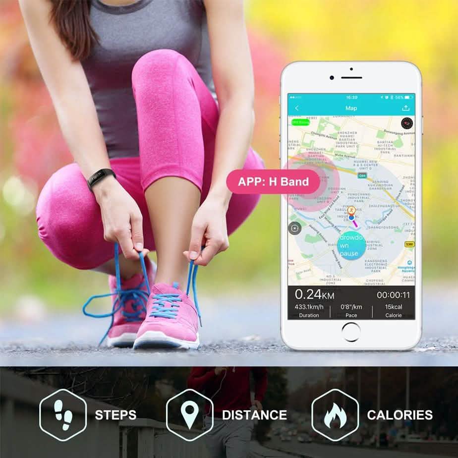 Fitness Tracker Touch Screen Smart Bracelet DailySale