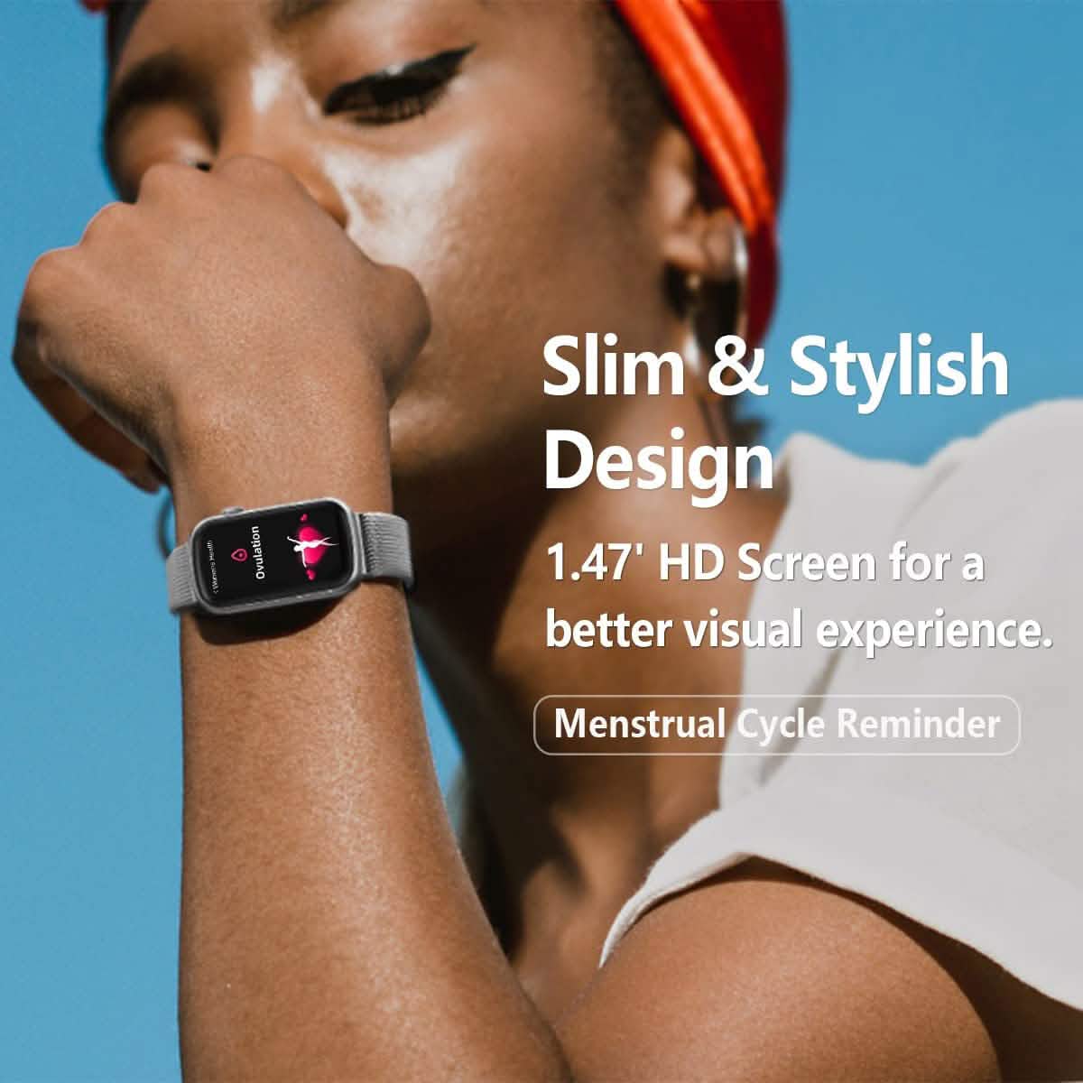 Fitness Tracker with Heart Rate Monitor, Blood Pressure Watch for Women DailySale