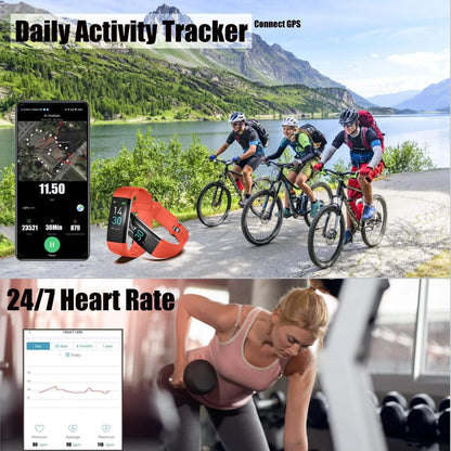 Fitness Tracker with Step Counter Calories Stopwatch DailySale