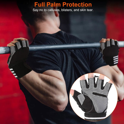 Fitness Workout Gloves with Wrist Wrap Strap DailySale