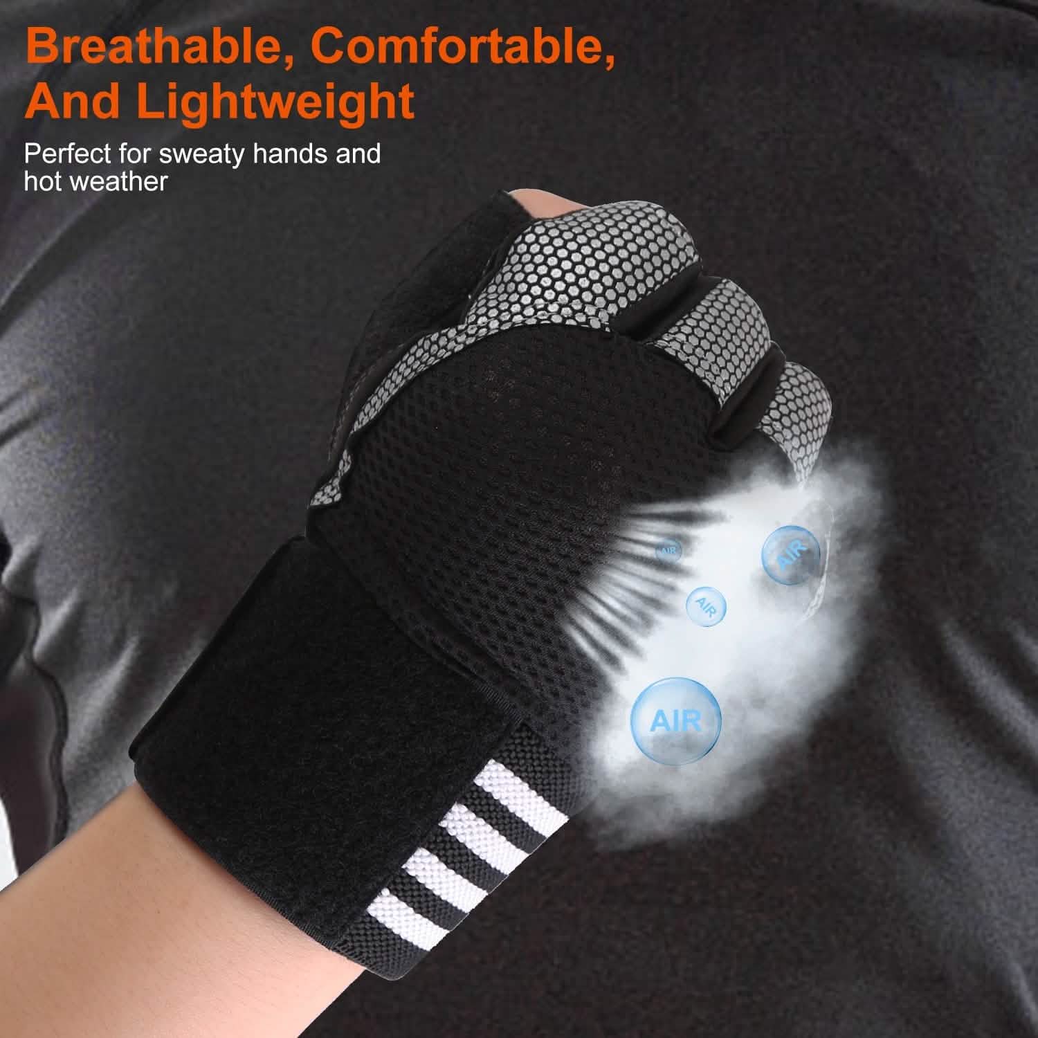 Fitness Workout Gloves with Wrist Wrap Strap DailySale