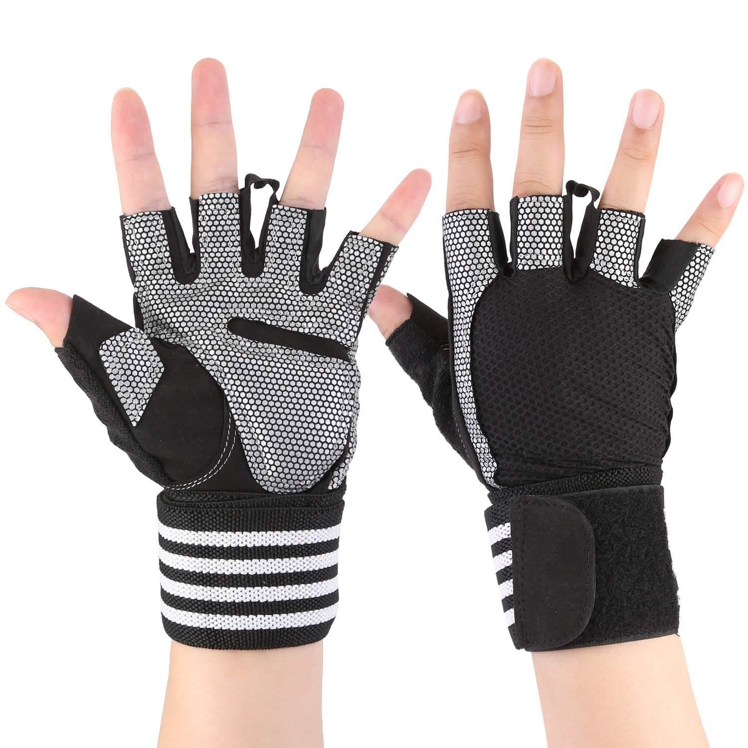 Fitness Workout Gloves with Wrist Wrap Strap DailySale