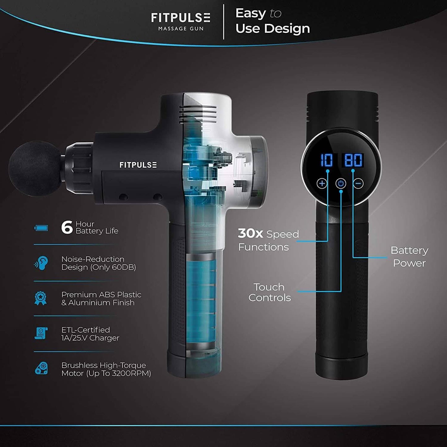 Fitpulse Muscle Massage Gun DailySale