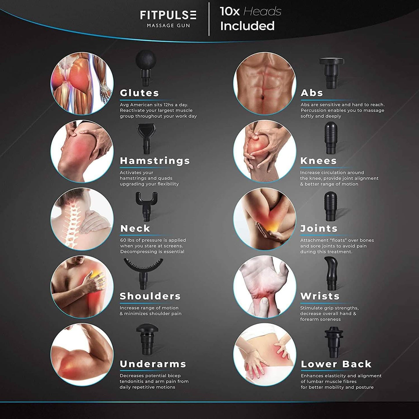 Fitpulse Muscle Massage Gun DailySale