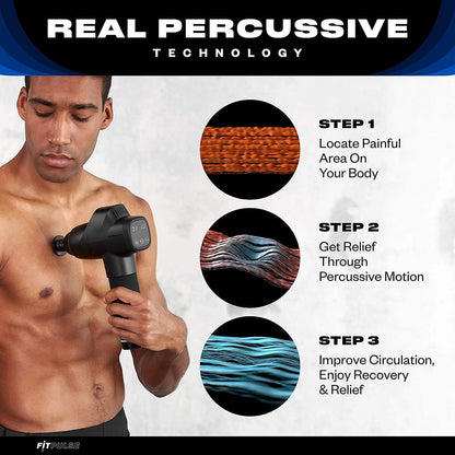 Fitpulse Percussion Massage Gun DailySale
