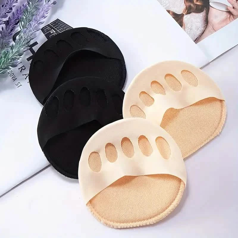 Five-Toe Forefoot Pads For Women High Heels, Shock Absorption Half Insoles, Toe Pad Inserts DailySale