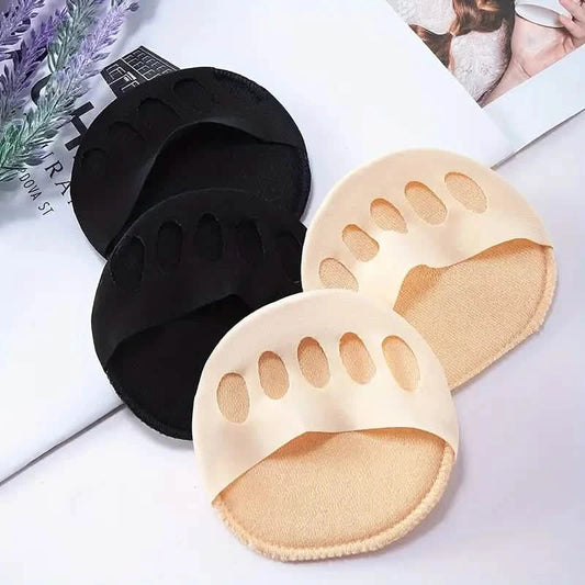Five-Toe Forefoot Pads For Women High Heels, Shock Absorption Half Insoles, Toe Pad Inserts DailySale
