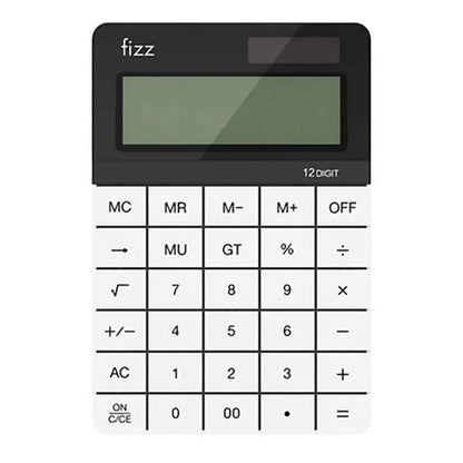 Fizz FZ66806 Calculator Double Power Desk Calculator DailySale