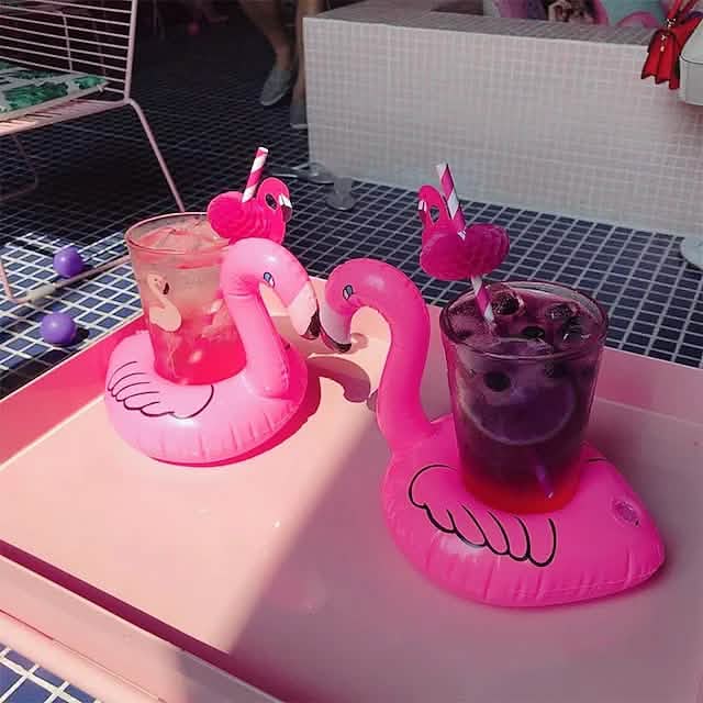 Flamingo Party Floating Sparkling Drink Cup DailySale