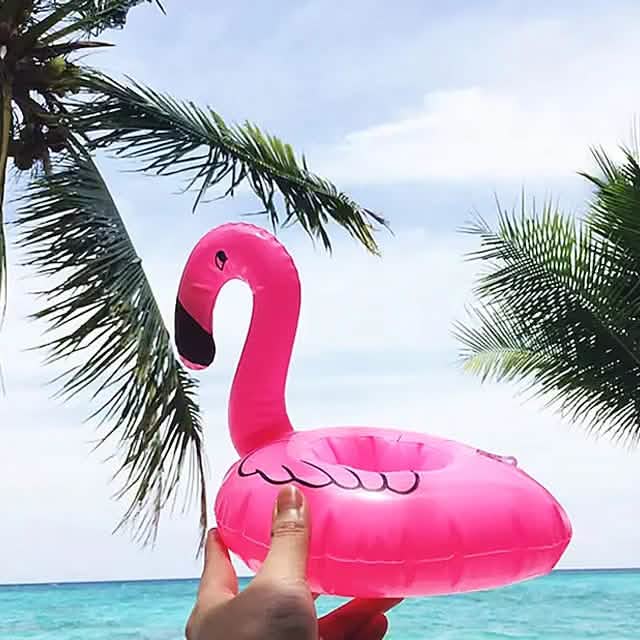 Flamingo Party Floating Sparkling Drink Cup DailySale