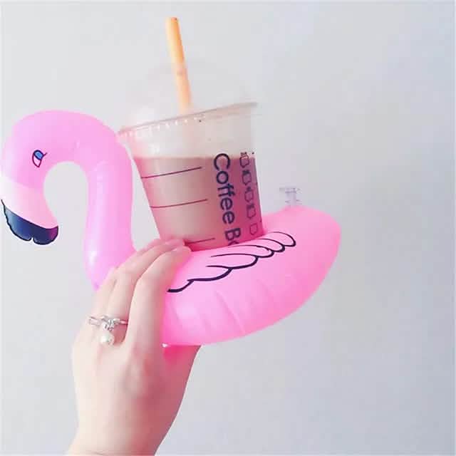 Flamingo Party Floating Sparkling Drink Cup DailySale