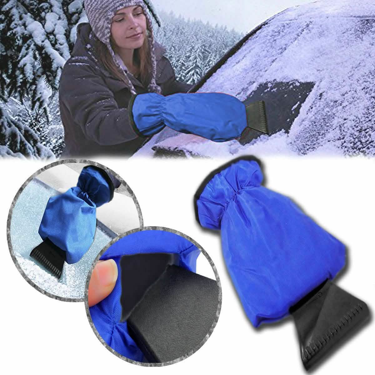 Fleece Lined Ice Scraper Mitt DailySale