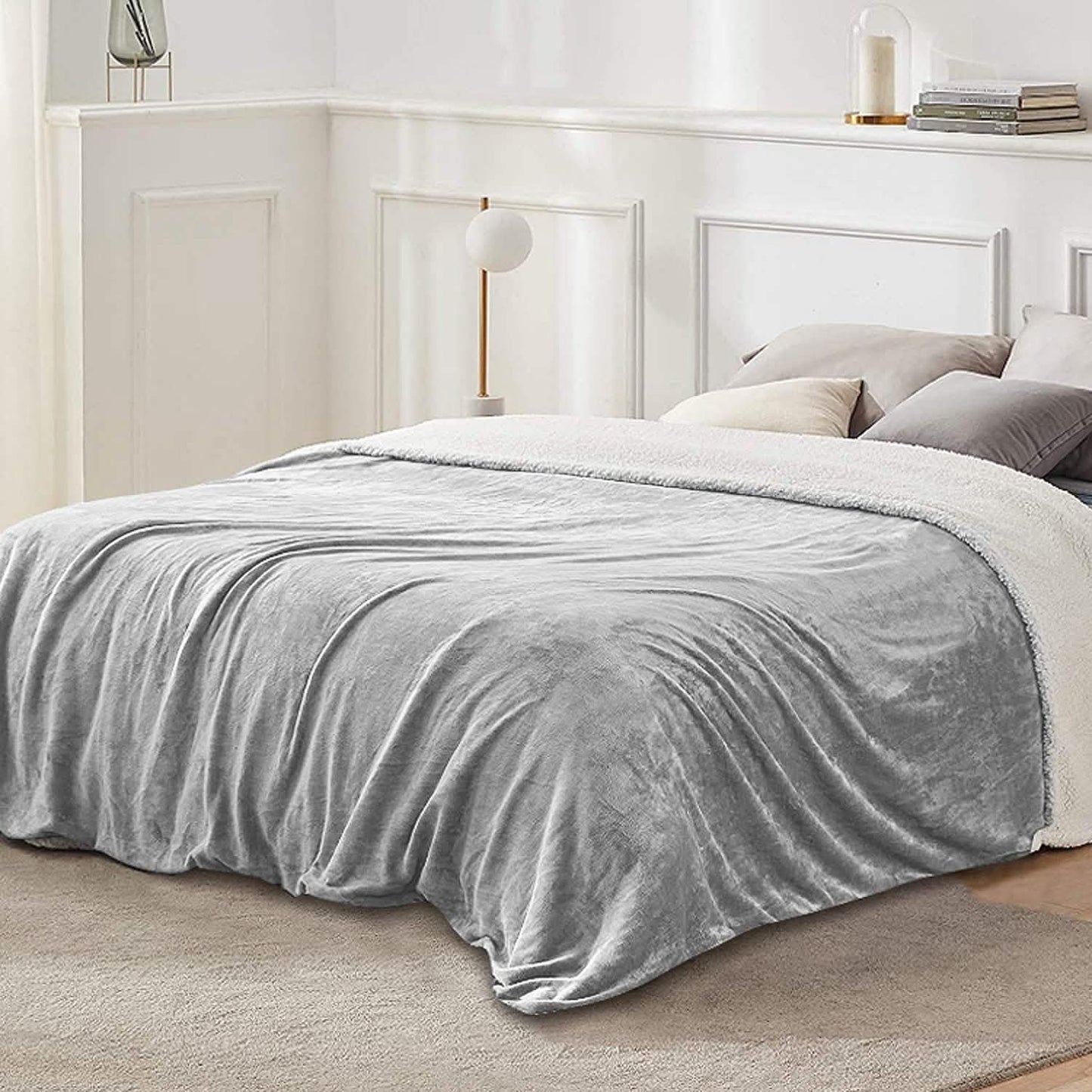 Fleece Throw Blanket Flannel Bed Cover DailySale
