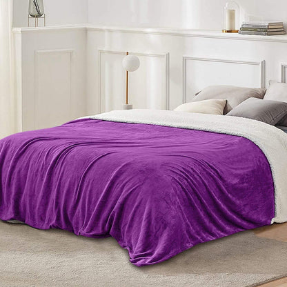 Fleece Throw Blanket Flannel Bed Cover DailySale