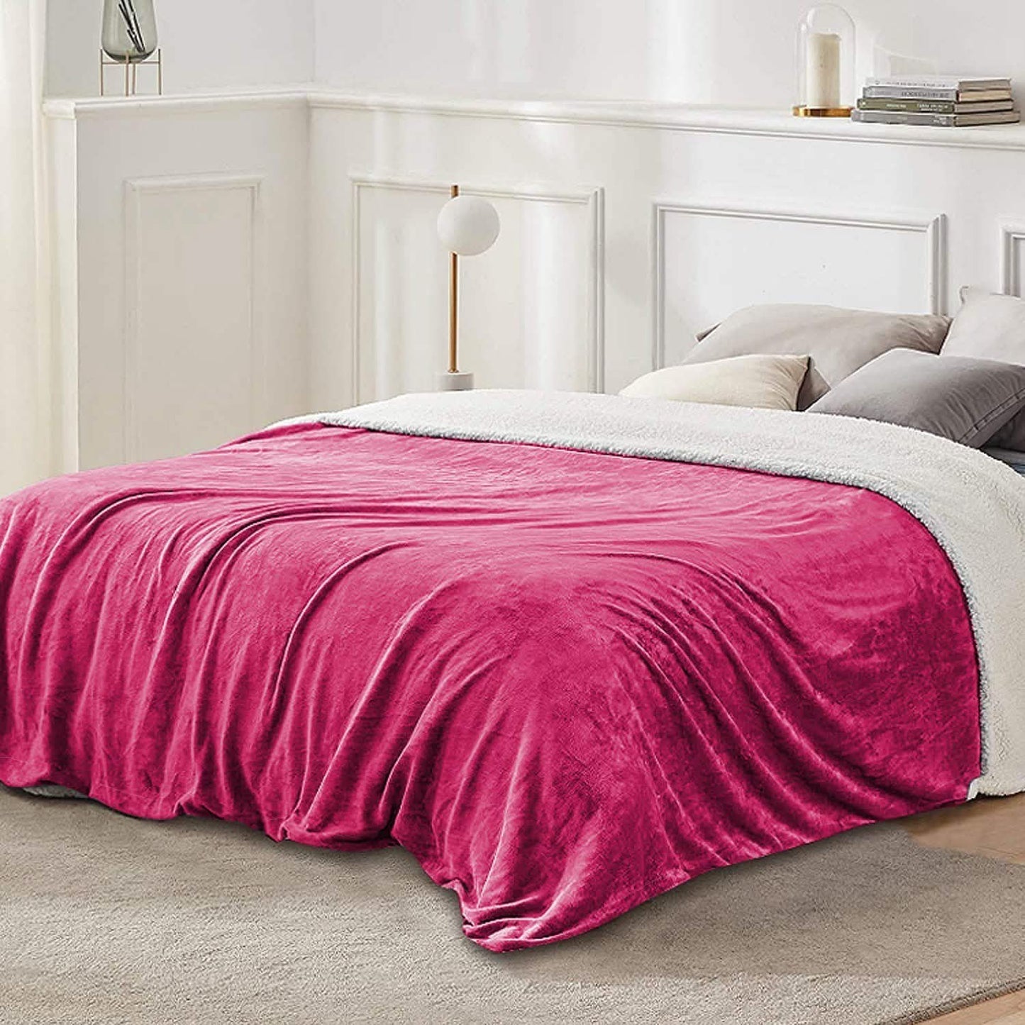 Fleece Throw Blanket Flannel Bed Cover DailySale