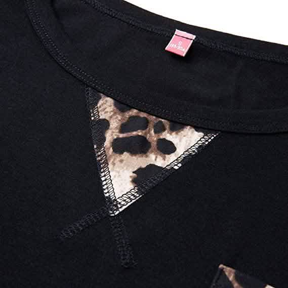 Women's Summer Tank Tops Leopard Pocket Sleeveless Blouse DailySale