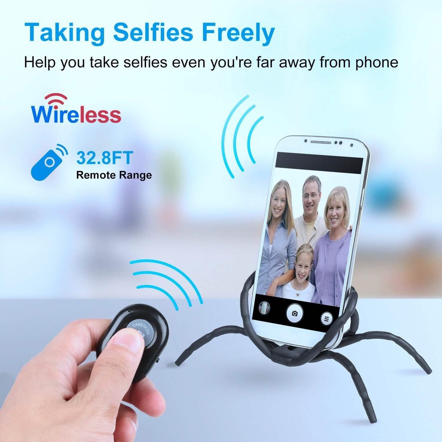 Flexible Spider Phone Stand Remote Cradle DailySale