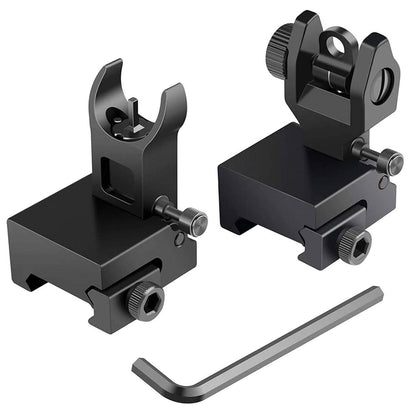 Flip Up Rear Front Aluminum Alloy Tactical Sight Set DailySale