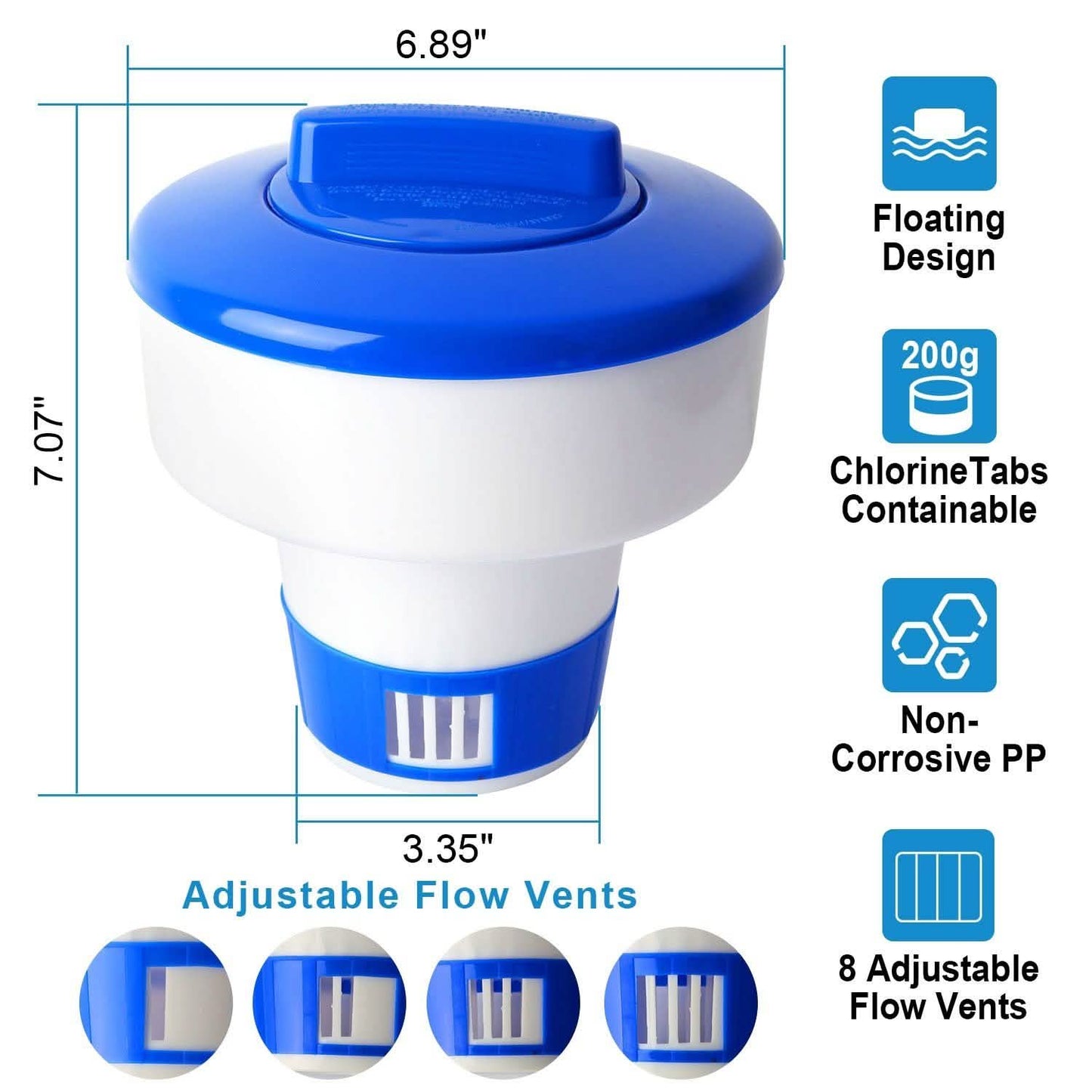 Floating Pool Chlorine Dispenser DailySale