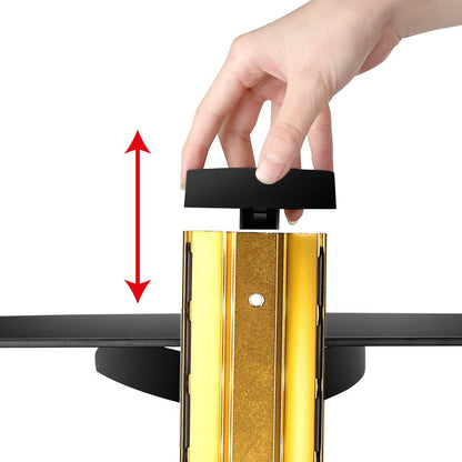 Floating Wall Mounted Strengthened Tempered Glass Shelf DailySale