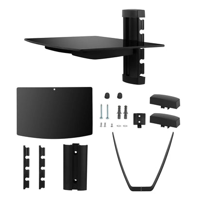Floating Wall Mounted Strengthened Tempered Glass Shelf DailySale