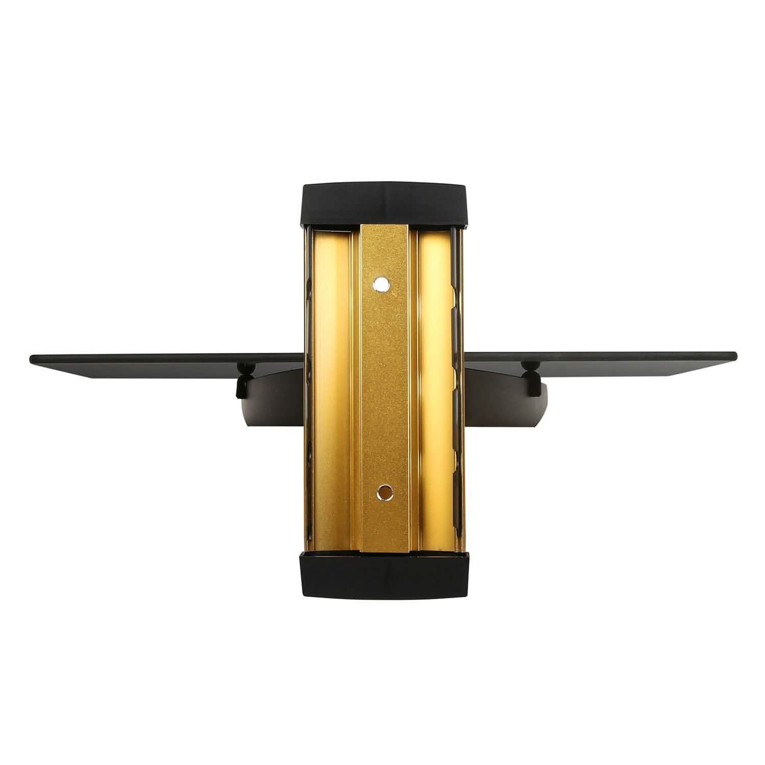 Floating Wall Mounted Strengthened Tempered Glass Shelf DailySale