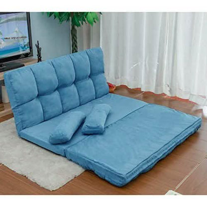 Floor Sofa Bed, Foldable Double Chaise Lounge Sofa Chair DailySale