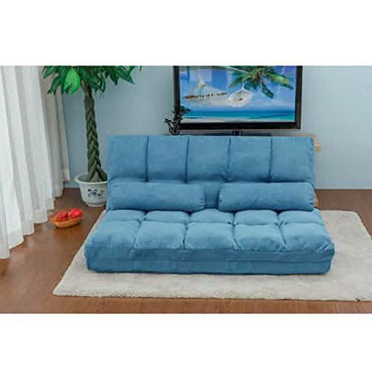 Floor Sofa Bed, Foldable Double Chaise Lounge Sofa Chair DailySale