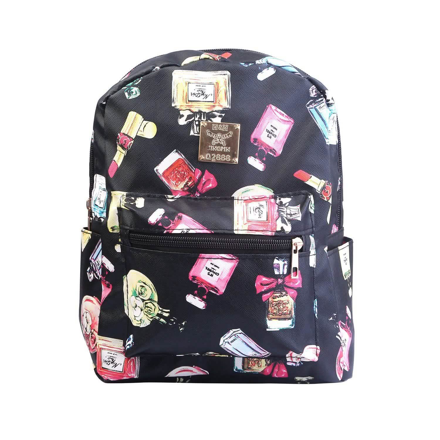 Floral Print Backpack Waterproof Knapsack DailySale