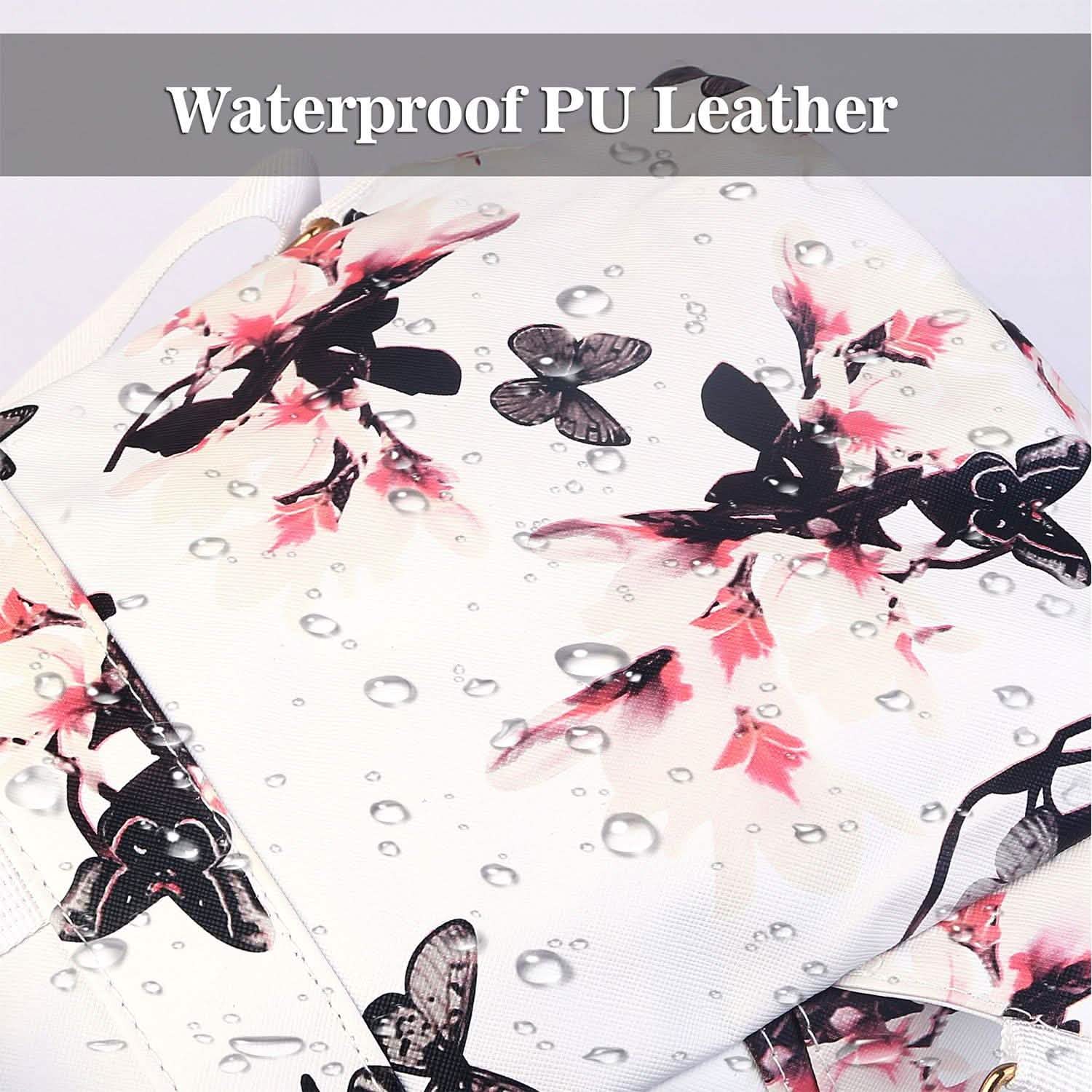 Floral Print Backpack Waterproof Knapsack DailySale