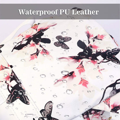 Floral Print Backpack Waterproof Knapsack DailySale