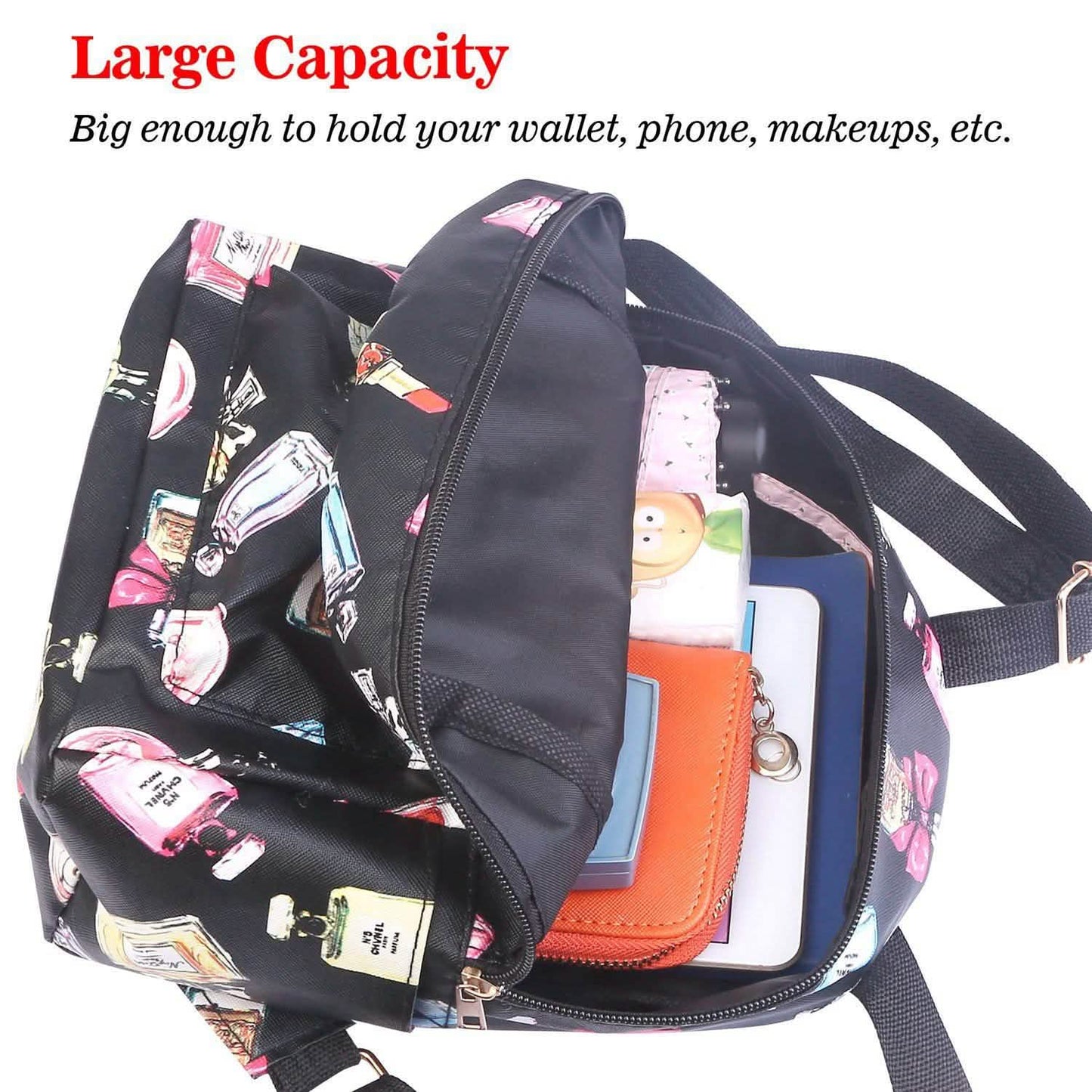 Floral Print Backpack Waterproof Knapsack DailySale