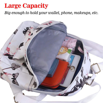 Floral Print Backpack Waterproof Knapsack DailySale